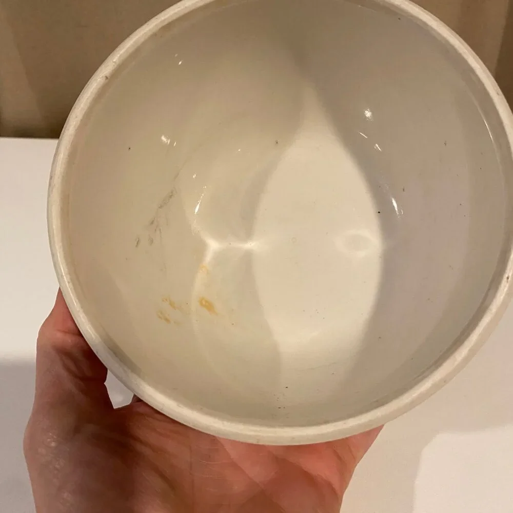 Antique Chinese Blue Crane Rice Bowl 5.5 Diameter‎ Porcelain